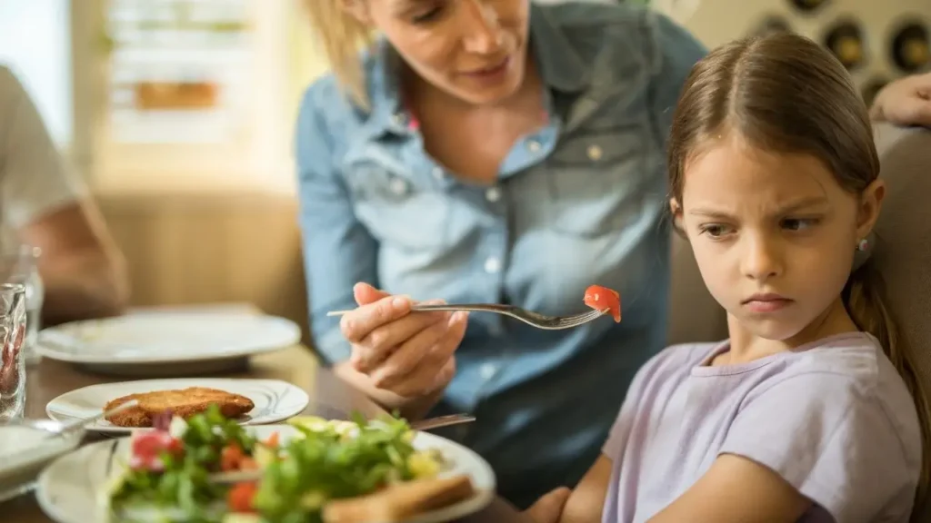 niños que no quieren comer